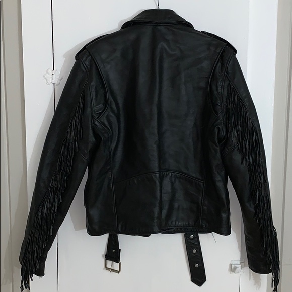Dallas Premium Leather Motorcycle Jacket - Size 44 - Picture 6 of 8